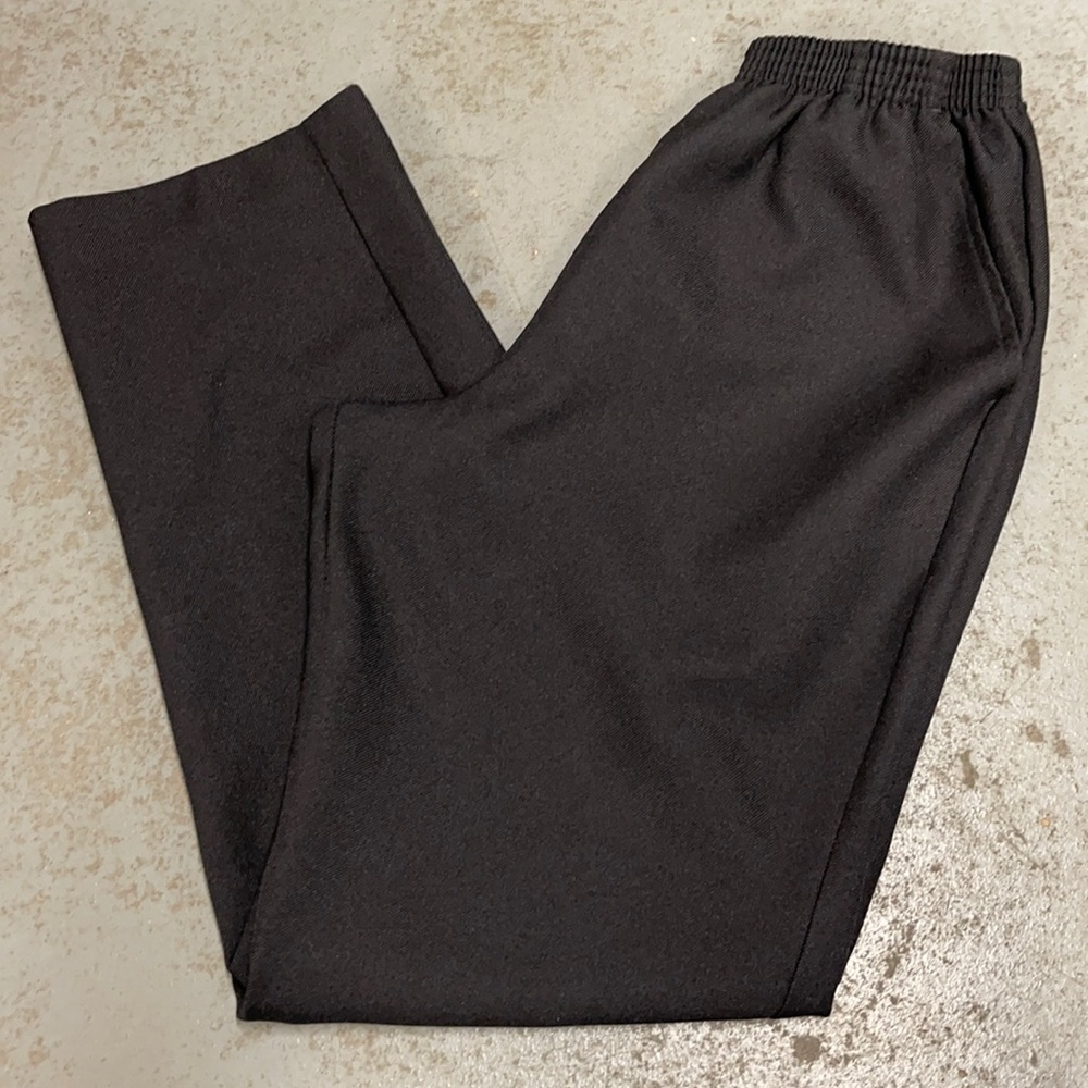 Blair Black Elastic Waist Pants Size 8 Petite